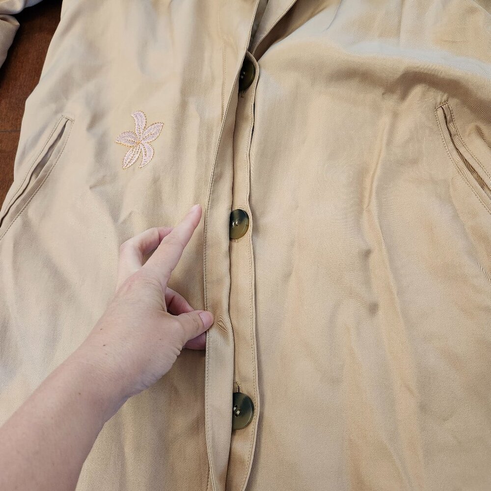 Maje women's beige trench coat in size 36 - Picture 8 of 11